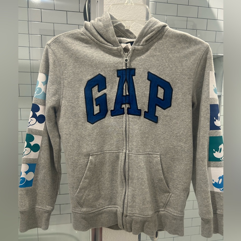 GAP x Disney Mickey Mouse Gray/Blue Hoodie